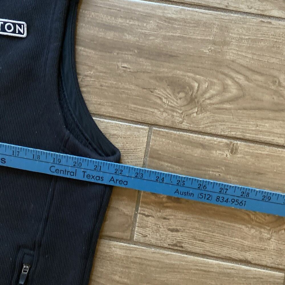 Peloton Rhone Black Fleece Lined Full Zip Mens Vest Large - Picture 4 of 6